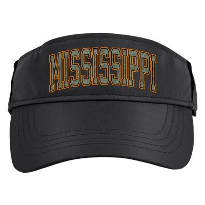 Military Camo Duck Hunter Orange Deer Hunting Mississippi Great Gift Adult Drive Performance Visor