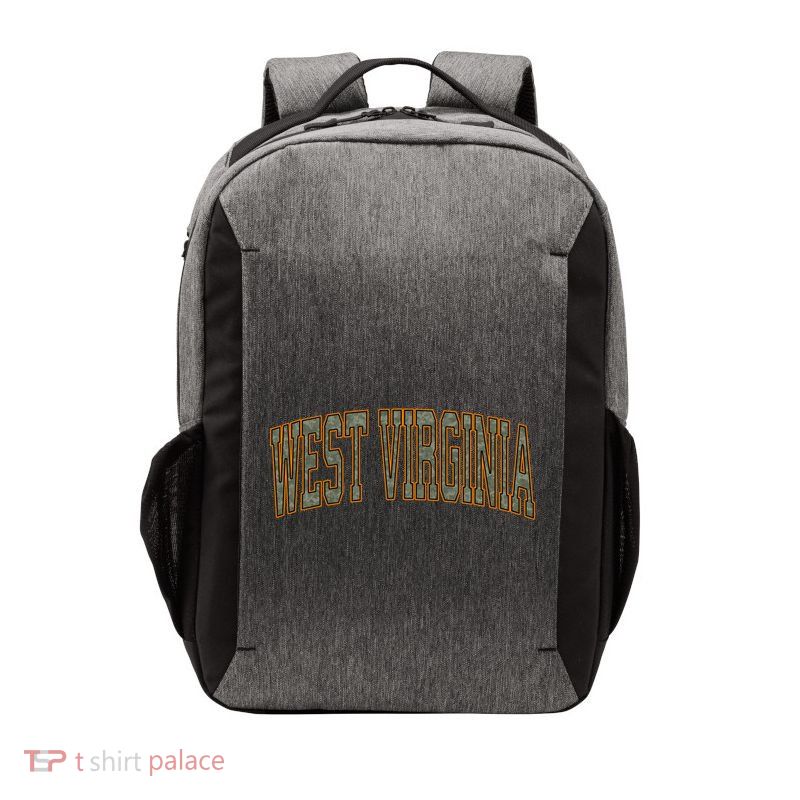 Military Camo Duck Hunter Orange Deer Hunting West Virginia Great Gift Vector Backpack