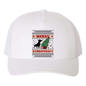 Merry Christmas Dachshund Owner Christmas Tree Snowflakes Cute Gift Yupoong Adult 5-Panel Trucker Hat