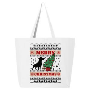 Merry Christmas Dachshund Owner Christmas Tree Snowflakes Cute Gift 25L Jumbo Tote