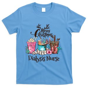 Merry Christmas Dialysis Nurse Coffee And Hot Cocoa Christmas Gift T-Shirt