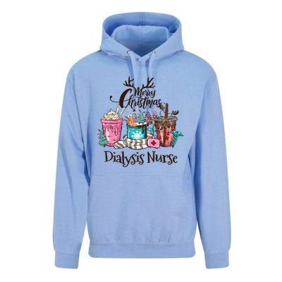 Merry Christmas Dialysis Nurse Coffee And Hot Cocoa Christmas Gift Unisex Surf Hoodie