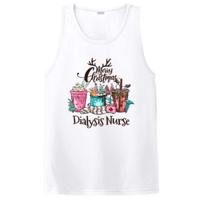 Merry Christmas Dialysis Nurse Coffee And Hot Cocoa Christmas Gift PosiCharge Competitor Tank