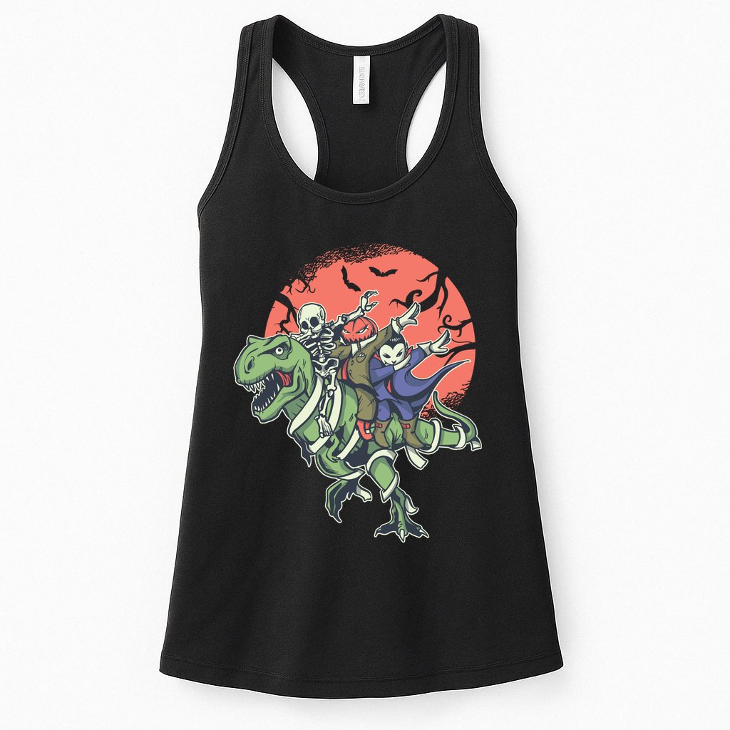 Monster Cartoons Dabbing Womens Tank Top