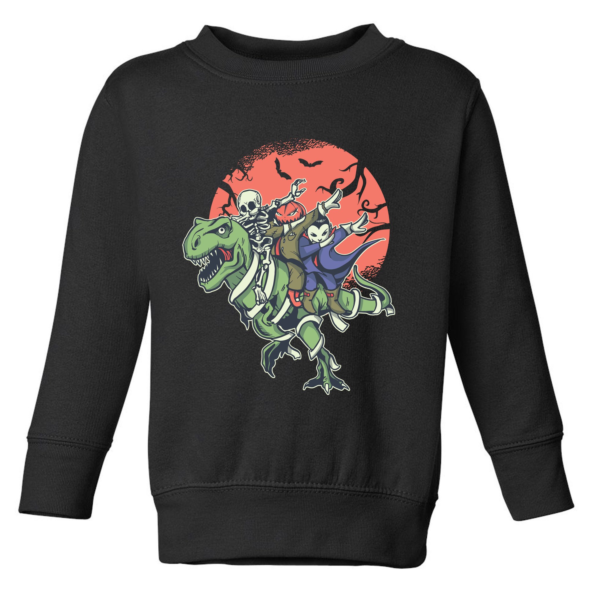 Monster Cartoons Dabbing Toddler Sweatshirt