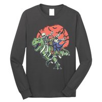 Monster Cartoons Dabbing Long Sleeve Shirt