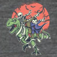 Monster Cartoons Dabbing Button