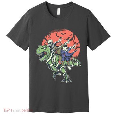 Monster Cartoons Dabbing Premium T-Shirt