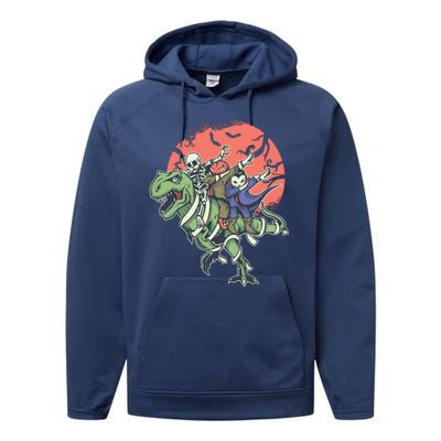 Monster Cartoons Dabbing Performance Fleece Hoodie