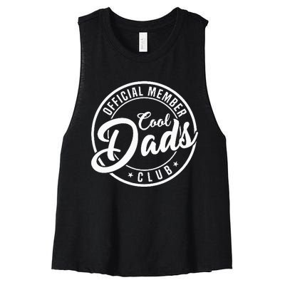 Member Cool Dads Club Women's Racerback Cropped Tank