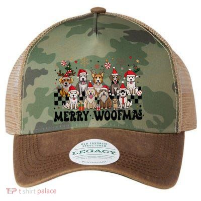 Merry Christmas Dog Santa Dog Lover Legacy Tie Dye Trucker Hat