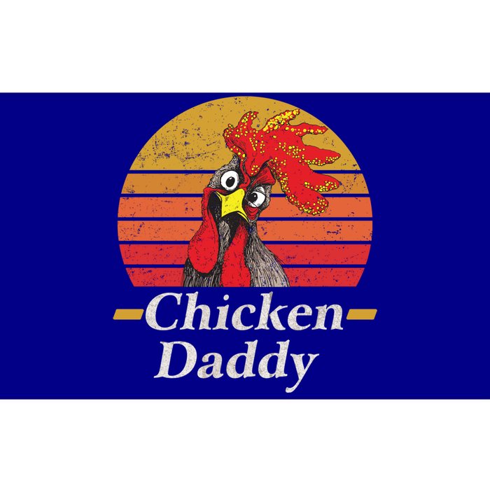 Mens Chicken Daddy Vintage Poultry Farmer Rooster Cool Gift Bumper Sticker