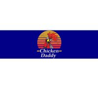 Mens Chicken Daddy Vintage Poultry Farmer Rooster Cool Gift Bumper Sticker