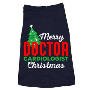 Merry Christmas Doctor Cardiologist Doggie Tank