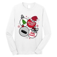 Merry Christmas Detroit Hockey Est 1926 Long Sleeve Shirt