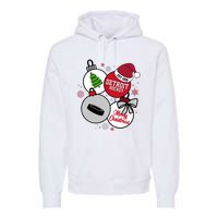 Merry Christmas Detroit Hockey Est 1926 Premium Hoodie