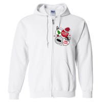 Merry Christmas Detroit Hockey Est 1926 Full Zip Hoodie