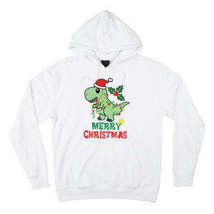 Merry Christmas Dino Holiday Hoodie