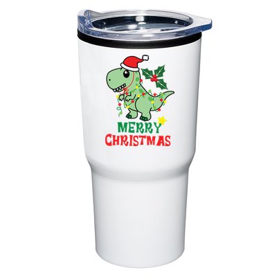 Merry Christmas Dino Holiday Tumbler