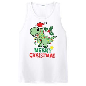 Merry Christmas Dino Holiday PosiCharge Competitor Tank