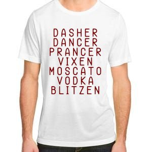 Merry Christmas Dasher Dancer Funny Holiday Adult ChromaSoft Performance T-Shirt