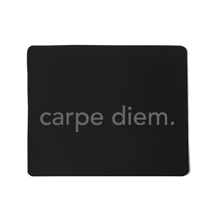 Minimalistic Carpe Diem. Minimal Mousepad