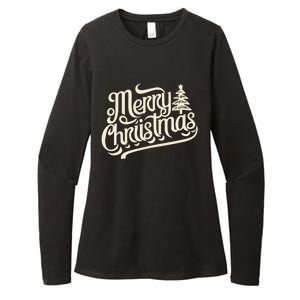 Merry Christmas Design For Womens CVC Long Sleeve Shirt