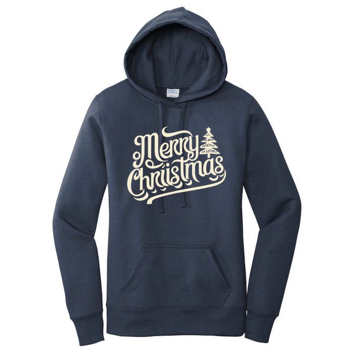 Merry Christmas Design For Women's Pullover Hoodie