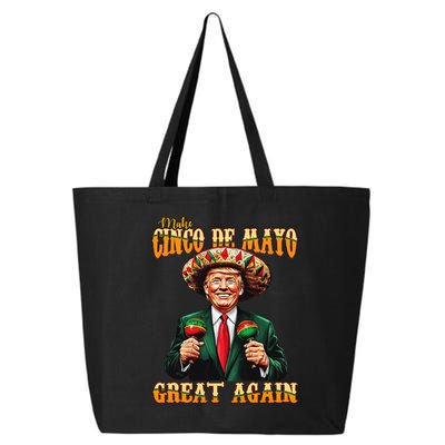 Make Cinco De Mayo Great Again Funny Trump Fiesta 5 De Mayo 25L Jumbo Tote