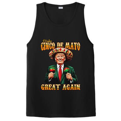 Make Cinco De Mayo Great Again Funny Trump Fiesta 5 De Mayo PosiCharge Competitor Tank