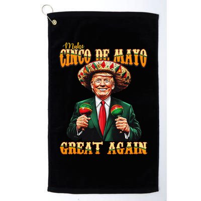 Make Cinco De Mayo Great Again Funny Trump Fiesta 5 De Mayo Golf Towel