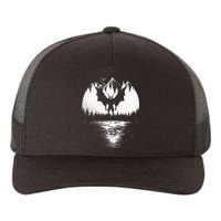 Mothman Cryptozoology Design Cryptid Yupoong Adult 5-Panel Trucker Hat