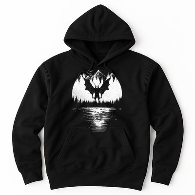 Mothman Cryptozoology Design Cryptid Hoodie