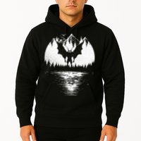 Mothman Cryptozoology Design Cryptid Hoodie