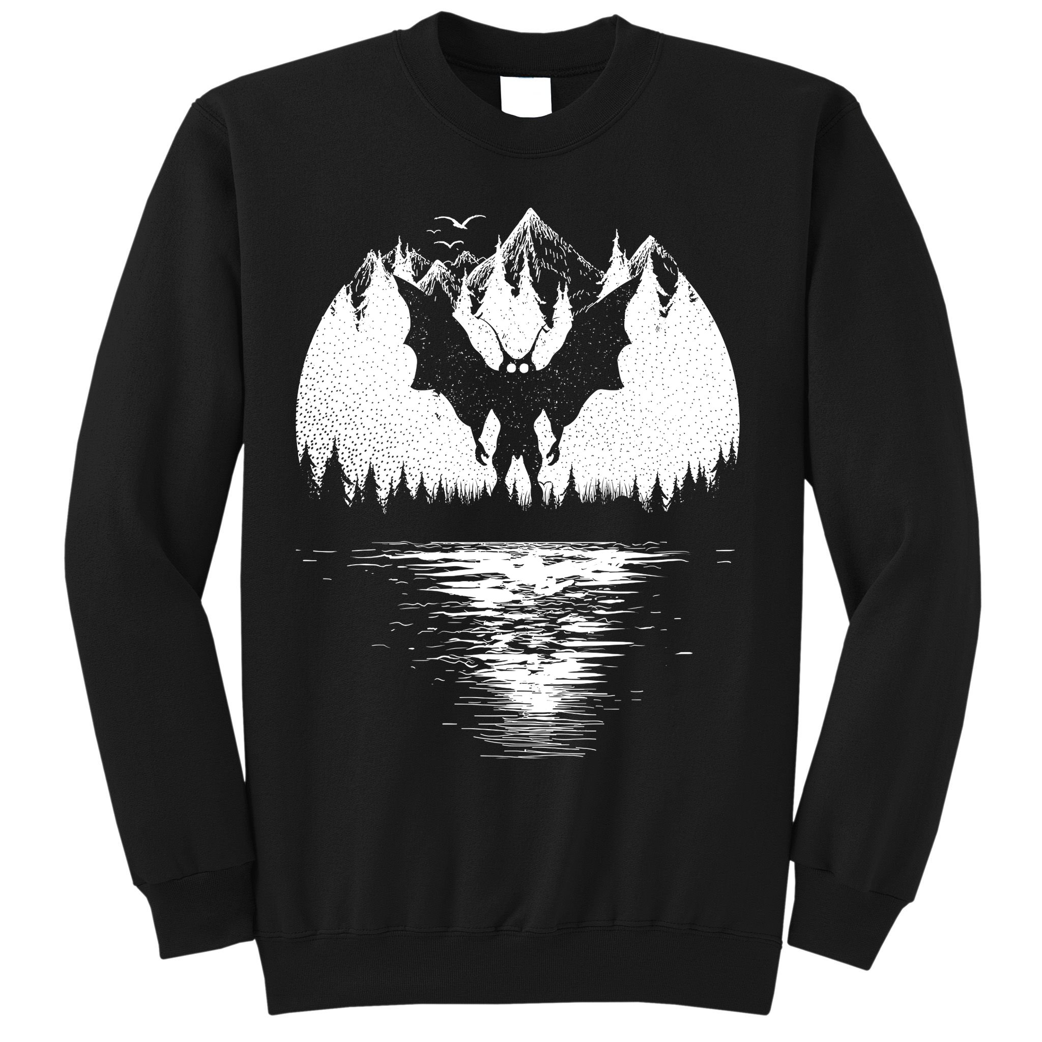 Mothman Cryptozoology Design Cryptid Sweatshirt