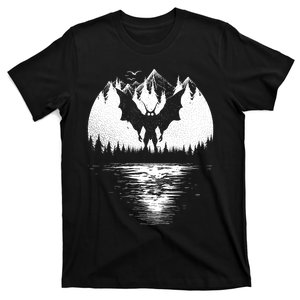 Mothman Cryptozoology Design Cryptid T-Shirt