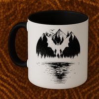 Mothman Cryptozoology Design Cryptid Mug