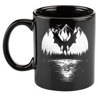 Mothman Cryptozoology Design Cryptid 11oz C Handle Ceramic Mug