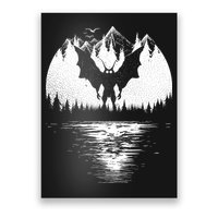 Mothman Cryptozoology Design Cryptid Poster