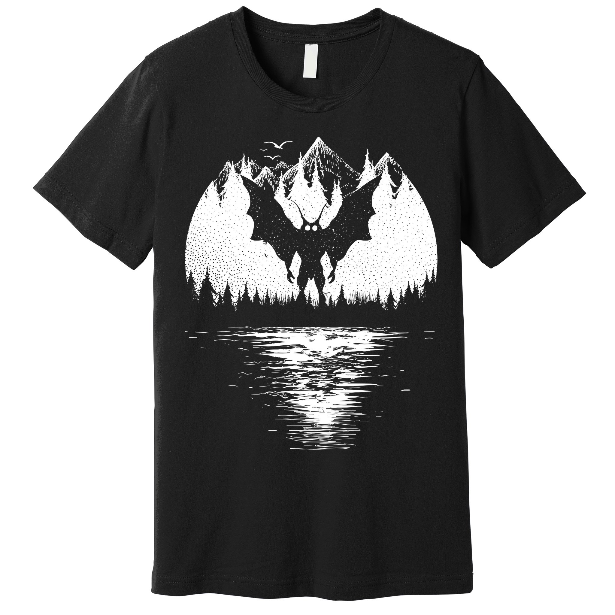Mothman Cryptozoology Design Cryptid Premium T-Shirt
