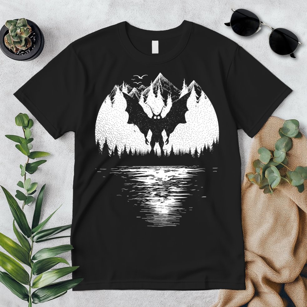 Mothman Cryptozoology Design Cryptid Premium T-Shirt