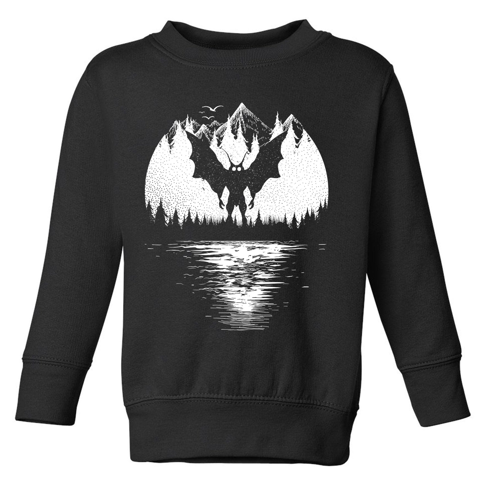 Mothman Cryptozoology Design Cryptid Toddler Sweatshirt