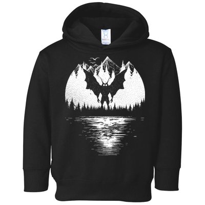 Mothman Cryptozoology Design Cryptid Toddler Hoodie
