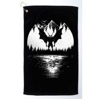 Mothman Cryptozoology Design Cryptid Golf Towel