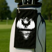 Mothman Cryptozoology Design Cryptid Golf Towel