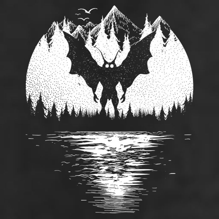 Mothman Cryptozoology Design Cryptid Golf Towel