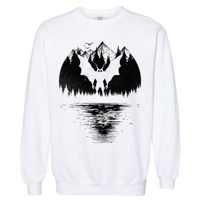 Mothman Cryptozoology Design Cryptid Garment-Dyed Sweatshirt