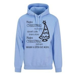 Maybe Christmas DoesnT Come From A Store Xmas Means More Gift Unisex Surf Hoodie