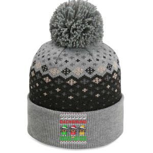 Merry Christmas Dachshund Through Snow Gift The Baniff Cuffed Pom Beanie