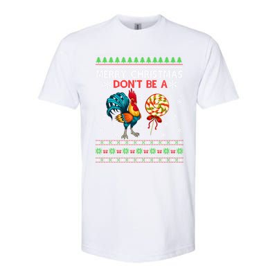 Merry Christmas DonT Be A Cock Sucker Christmas Sweater Gift Softstyle CVC T-Shirt